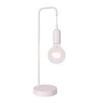 Lampada da tavolo Candellux LAREN bianca E27 40W 46cm