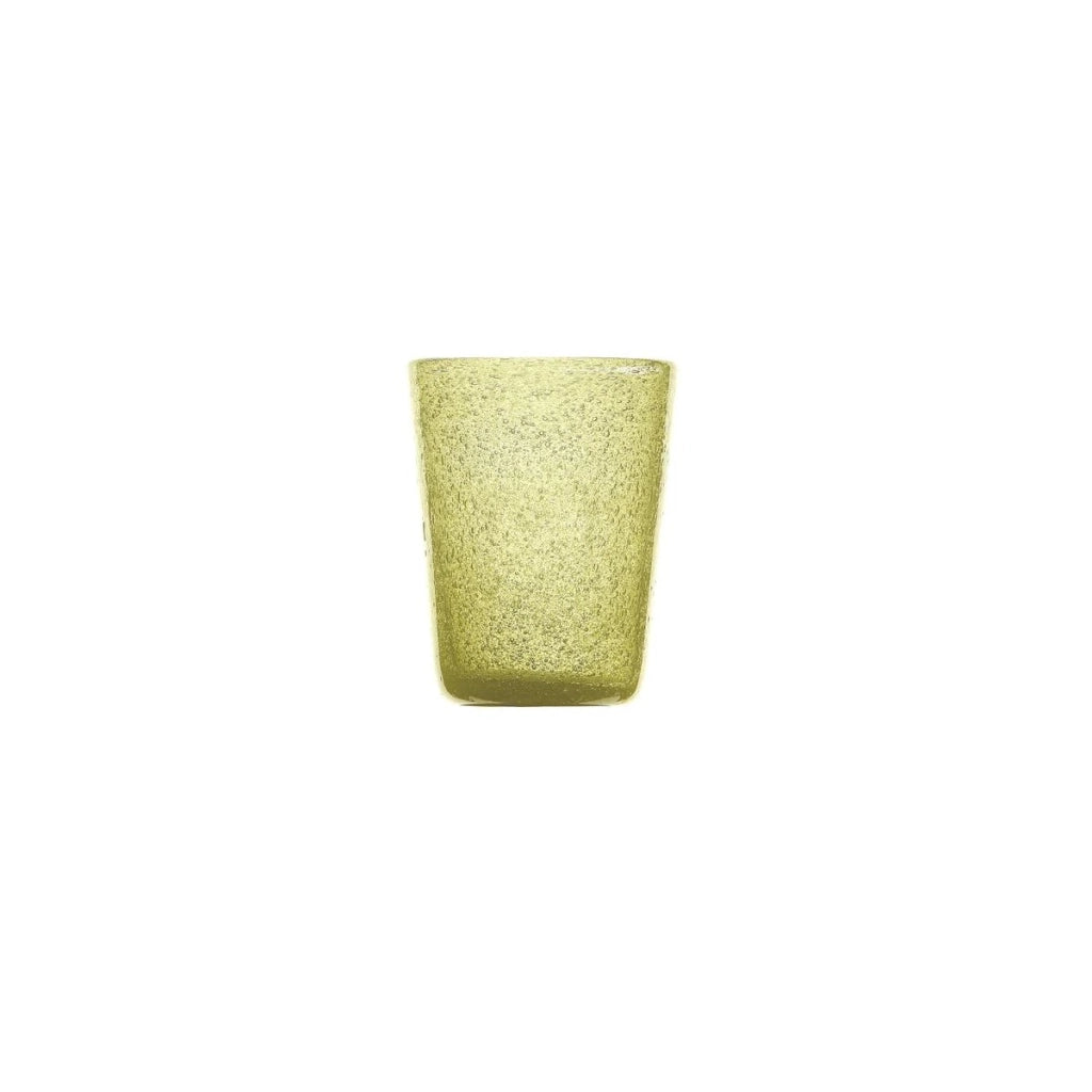 Bicchiere tumbler acqua kiwi memento originale in vetro soffiato 0,25L