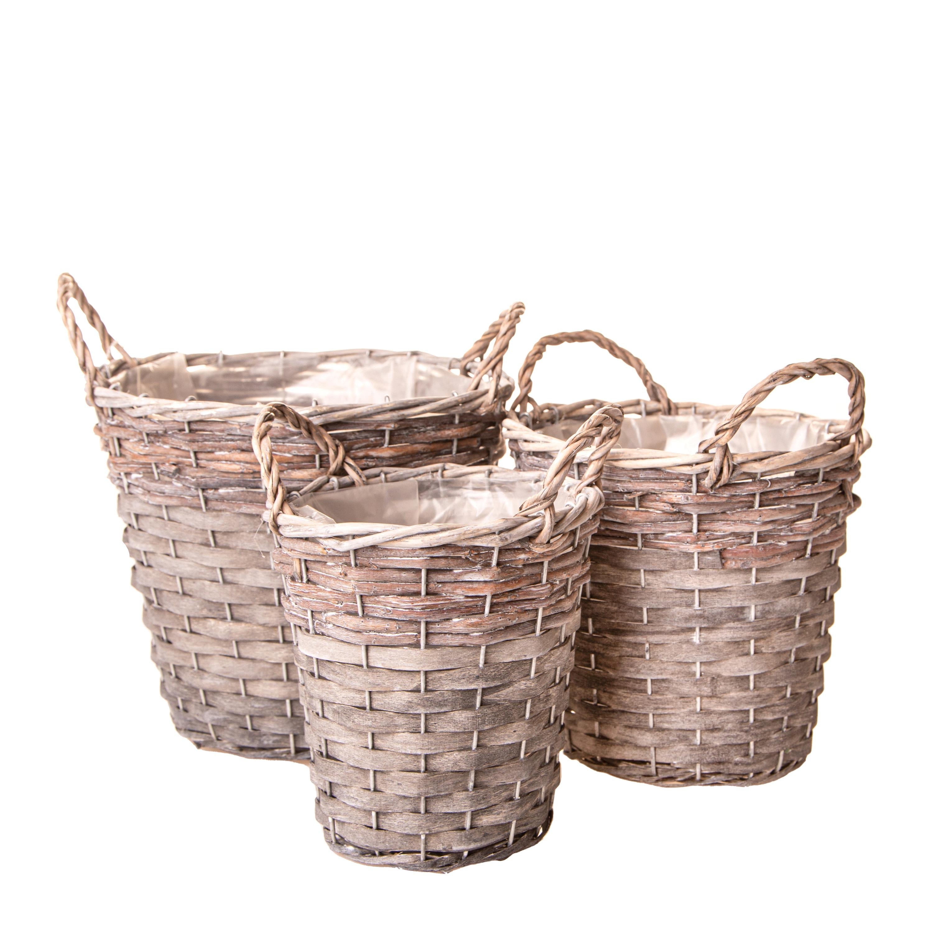 Set 6 Cesti 24x H 20 cm