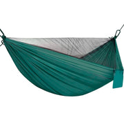 Amaca Da Campeggio Con Rete Zanzariera Integrata In Nylon 210T Portatile E Resistente Per Trekking Escursioni Giardino Outdoor Supporto 300 Kg 290 X 140 Cm Verde