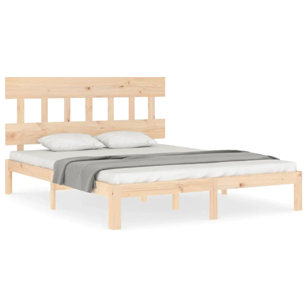 Giroletto con Testiera King Size in Legno Massellocod mxl 105089