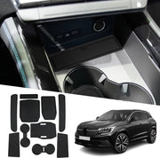 Accessori per Renault Austral E-Tech Hybrid (Trasmissione Automatica) 2022 2023 2024 Tappetini Antislip, Tappetini in Gomma Austral Tappetini di Porta Tappetini Antislip per Console Centrale Tappetini di Porta Austral Accessori