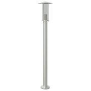 Lampada da Terra per Esterni Argento 100 cm in Acciaio Inox CFW7218668