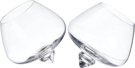 Set di bicchieri da Cognac da 2 - Elegante e funzionale - 25 cl - Diametro 11 cm