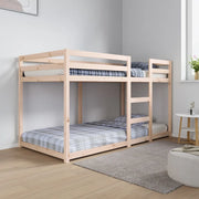 Letto a Castello senza Materasso-Struttura Letto a Castello 90x190 cm Legno di Pino 259160