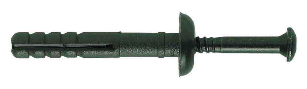 200pz tassello nylon con bordo piatto per cartongesso testa di moro 6x50 cod:ferx.56195