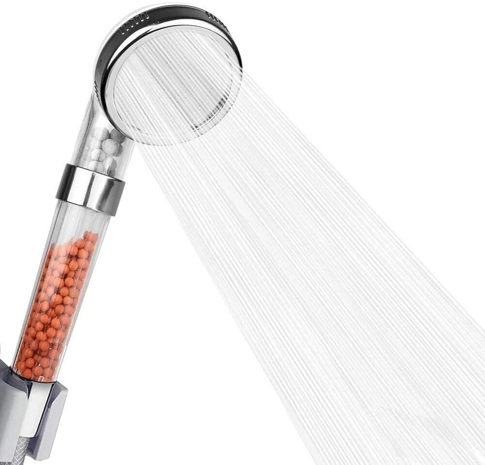 Soffione doccia anticalcare doccetta filtro depuratore ionizzante sali minerali