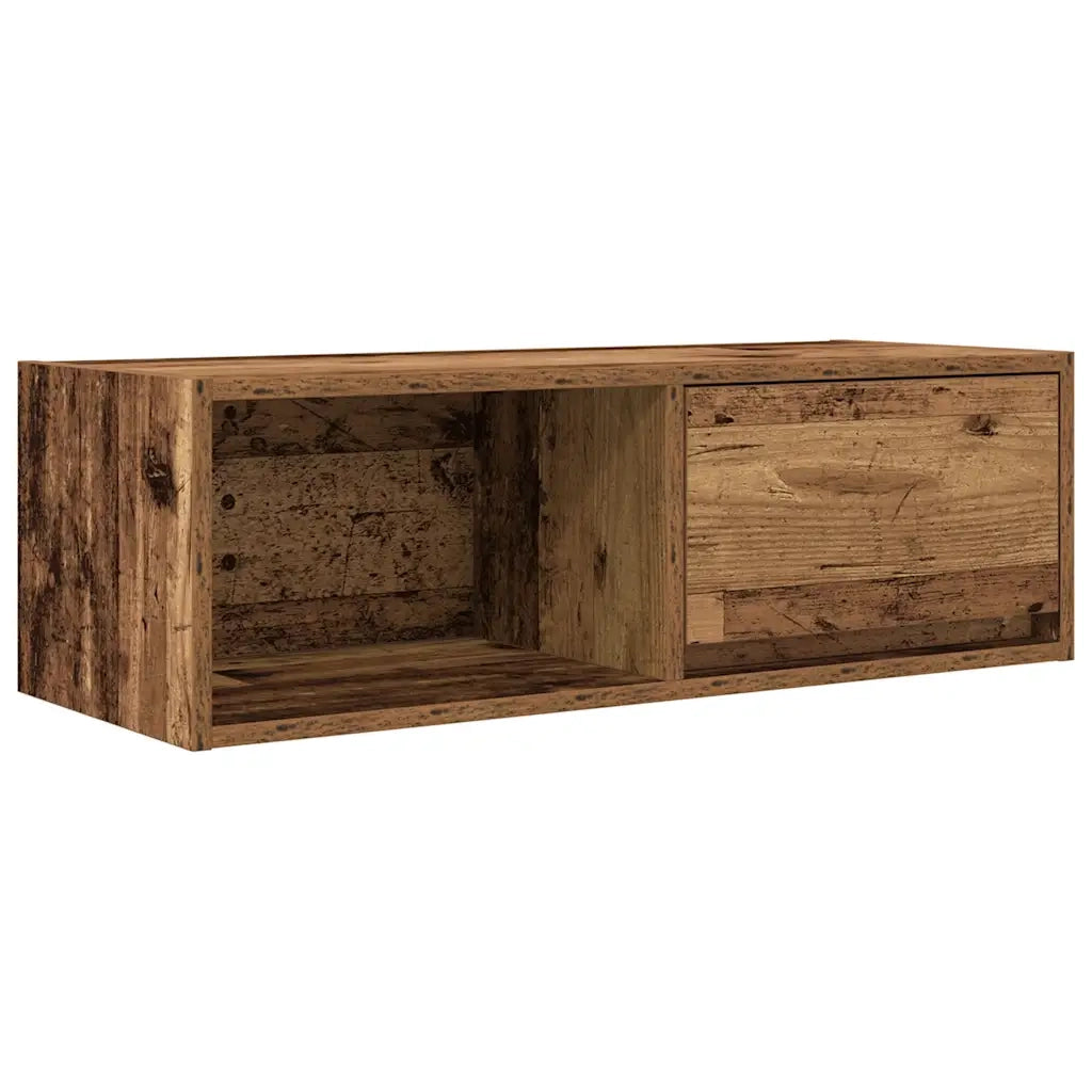 Mobili Porta TV 2 pz Legno Antico 80x31x25,5 cm in Truciolato