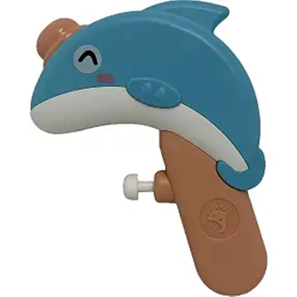 Trade Shop - Pistola Ad Acqua A Forma Di Delfino 32 Cm Piccola Giocattolo Estivo Per Bambini 6738060 -