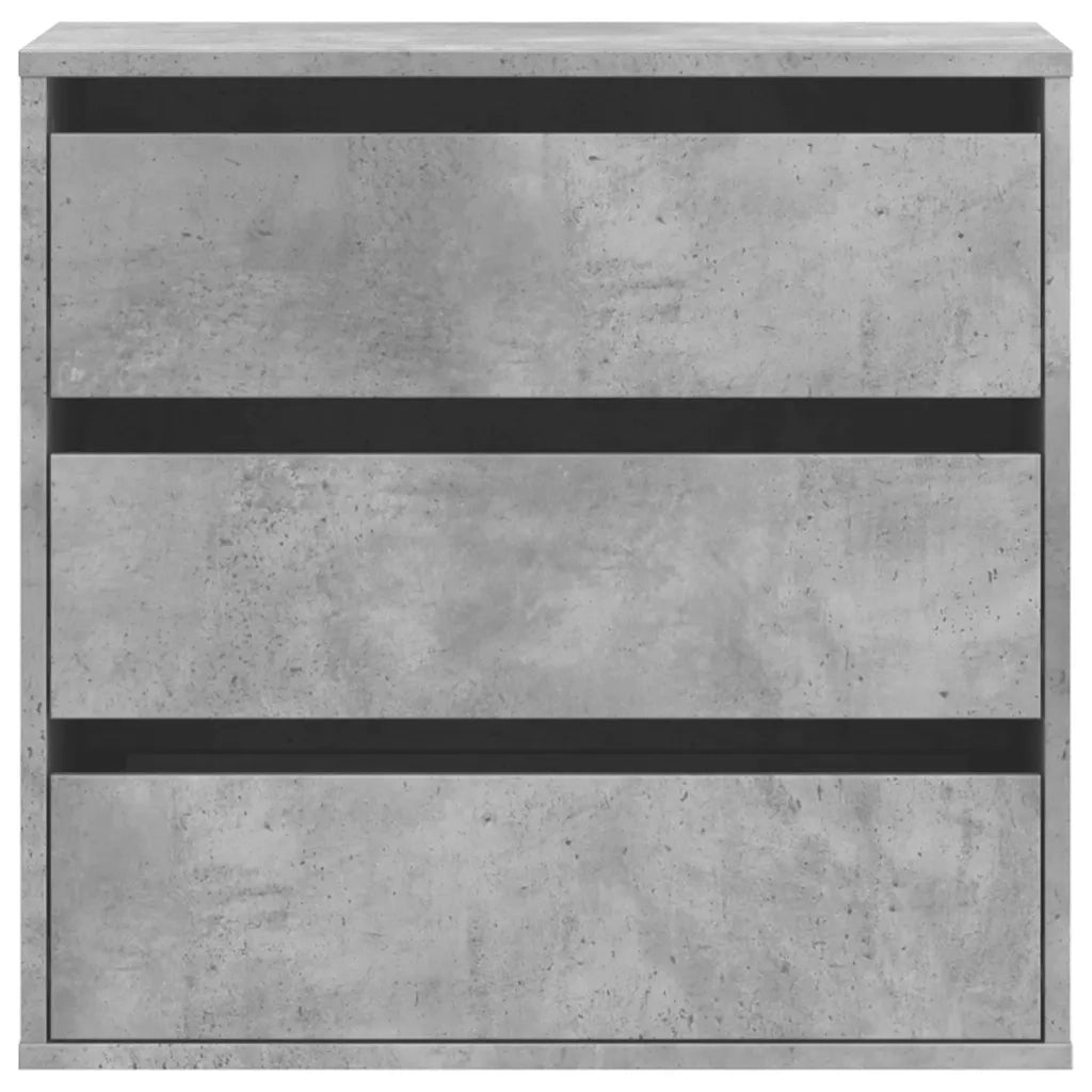 Cassettiera Angolo Grigio Cemento 60x41x58cm Legno Multistrato 852846
