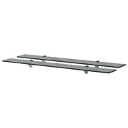 Mensole Galleggianti 2 pz in Vetro 90x20 cm 8 mm cod mxl 33255
