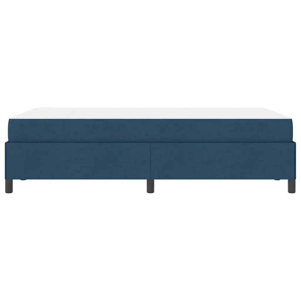 vidaXL Letto a molle Blu e Nero 120 x 190 cm