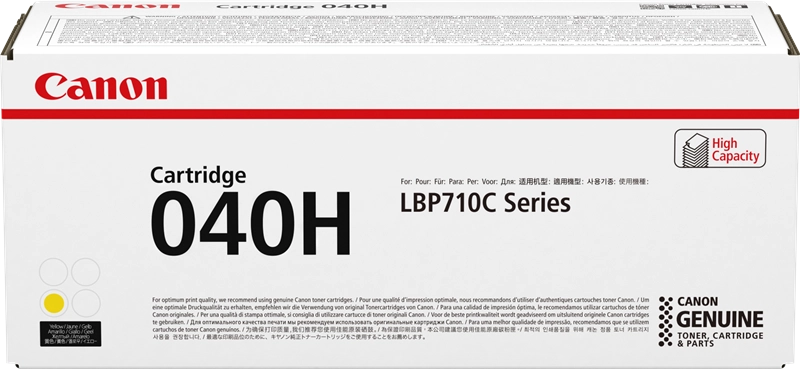 Canon Toner Cartuccia 040 H Y giallo