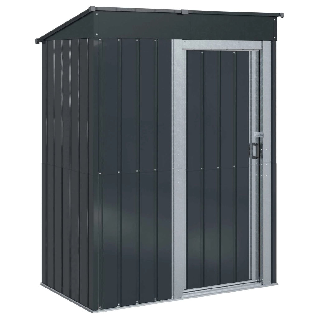 Casette da giardino Antracite 137 x 81 x 180 cm Metallo