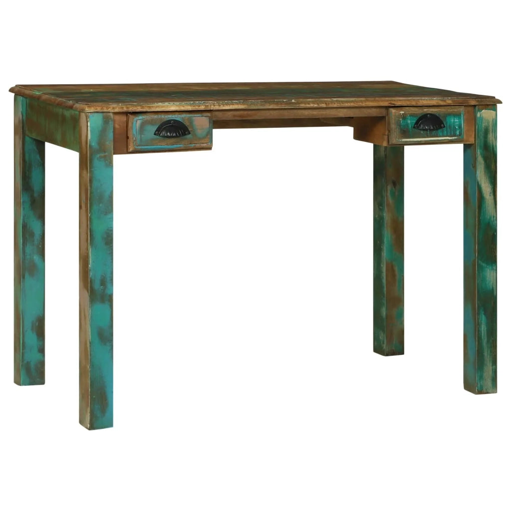 Scrivania Marrone 112 x 55 x 76 cm Legno Recuperato Massello 358877