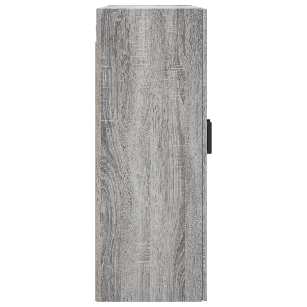 vidaXL Mobile a Parete Grigio Sonoma 69,5x34x90 cm