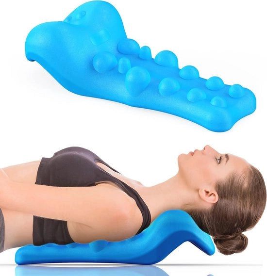 Relaxatore Ergonomico per Collo e Spalle con Punto di Massaggio per Riduzione del Dolore e Correzione Posizionale