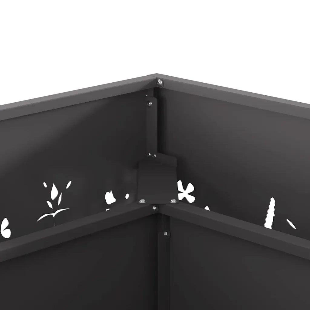 Focolare Nero 60 x 60 x 30 cm Acciaio CFW4808658
