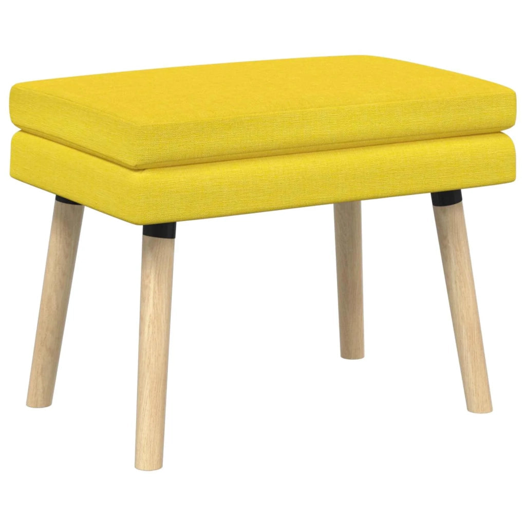Panchina a doppio strato Giallo Chiaro 60 x 40 x 46 cm Tessuto 42038427