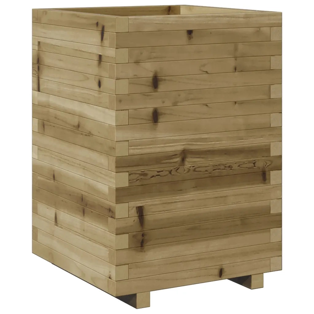 Fioriera da Giardino 50x50x72,5 cm in Legno di Pino Impregnato