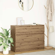 Credenza Rovere Artigianale 100x35x76 cm in Legno Multistrato 3328506
