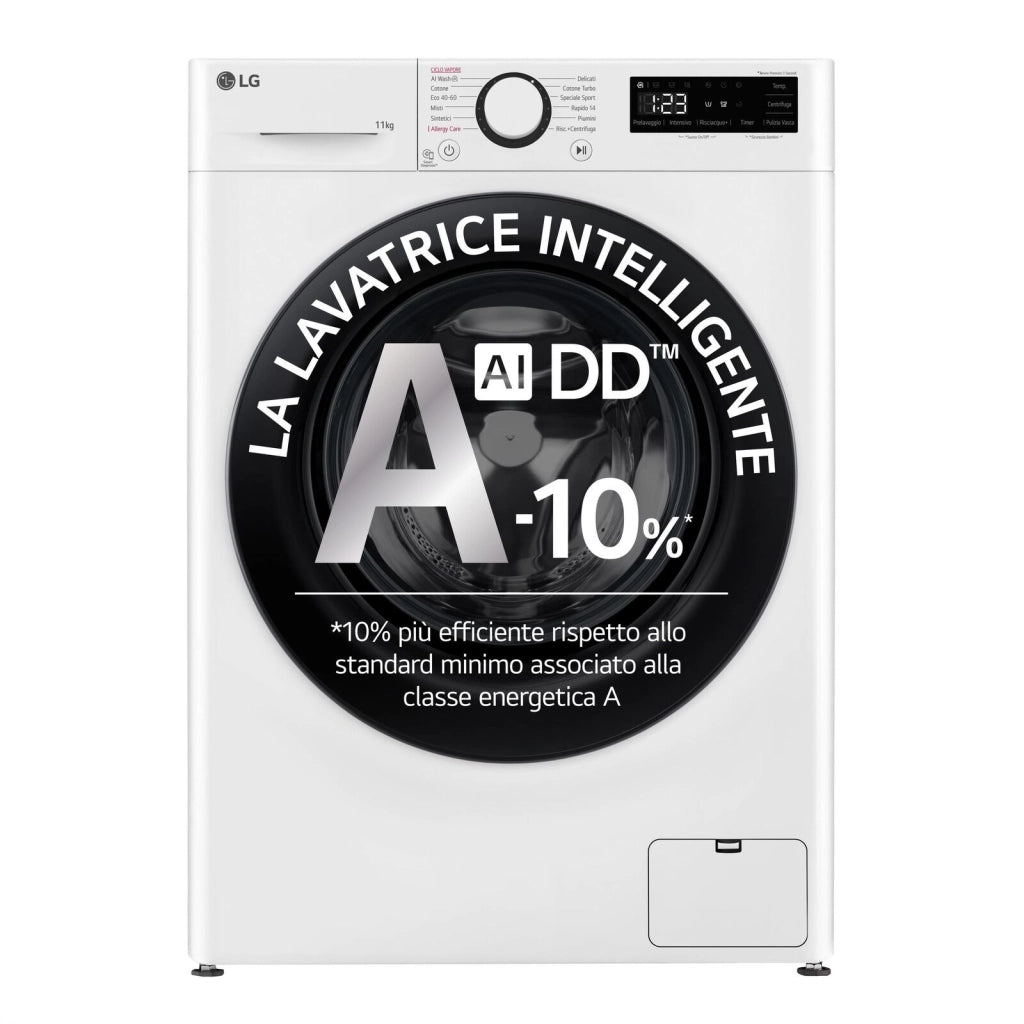 LG serie r3 lavatrice frontale kg 1400 rpm classe Bianco 11 Kg