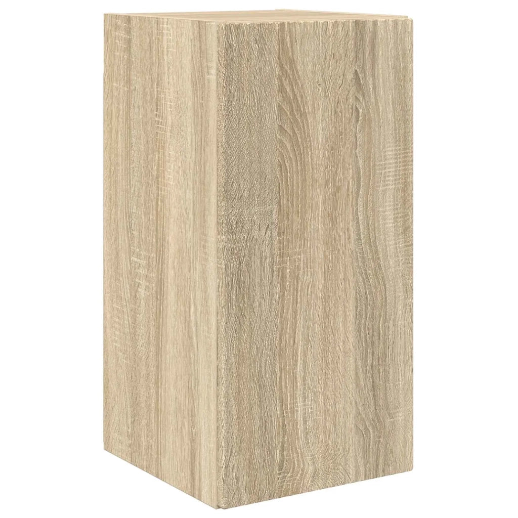 Set di Mobiletto da TV a Parete 4 pcs Rovere Sonoma