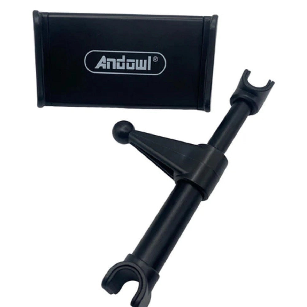 Trade Shop - Portacellulare Tablet Supporto Per Poggiatesta Auto Con Ganci Regolabili Q-zj155 -