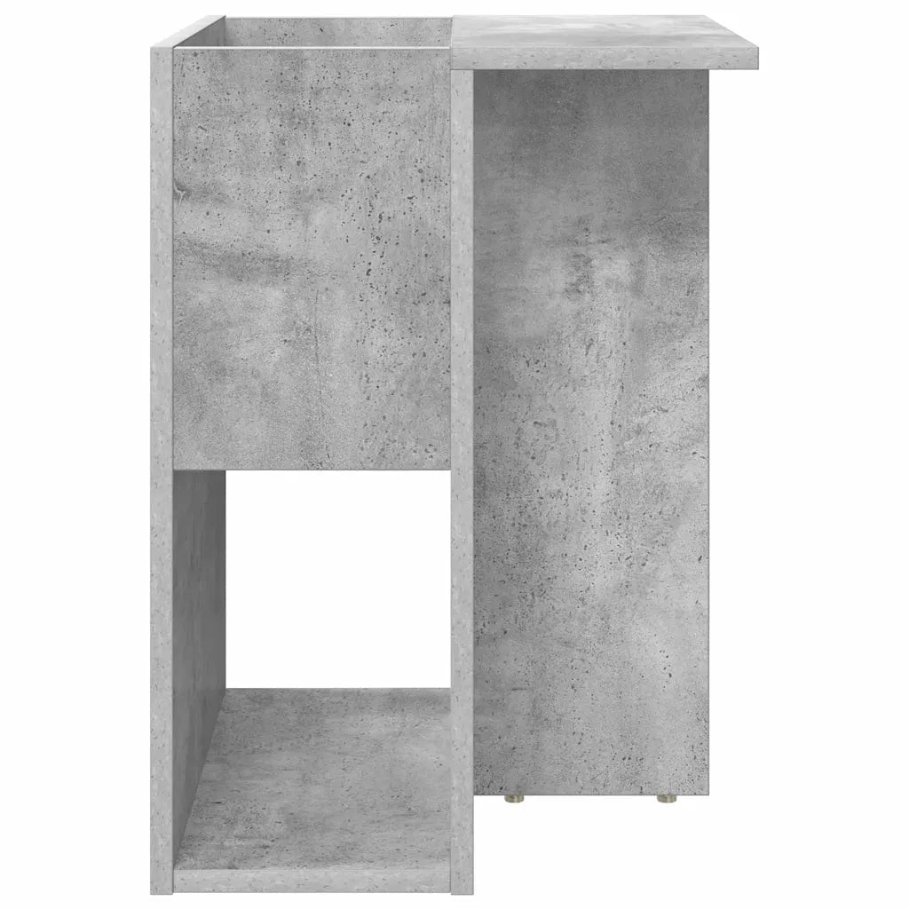 Tavolino Grigio cemento 35 x 40 x 55 cm Legno multistrato 891099