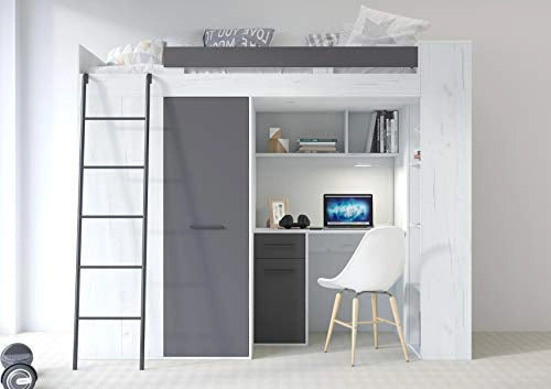 MOBILE VERANA L CRAFT BIANCO GRAFITE