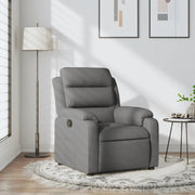 Divano Sedia-Poltrona reclinabile in tessuto grigio scuro 453231