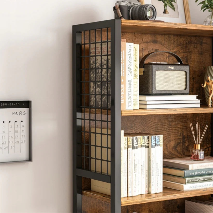 Libreria Marrone 74x30x155 cm Ideale per i Tuoi Libri