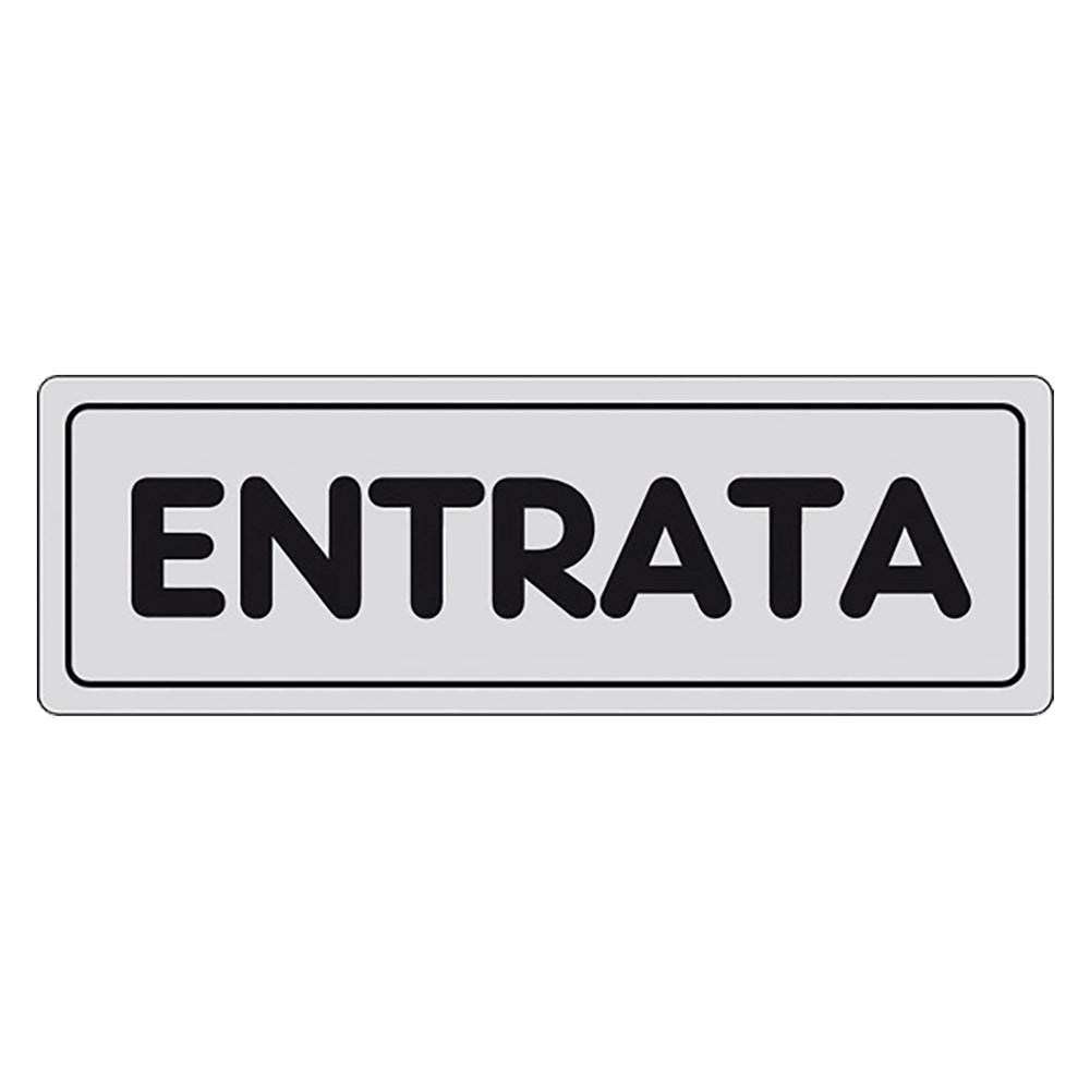 ETICHETTA SEGNALETICA ENTRATA  - EUROSIGNALS
