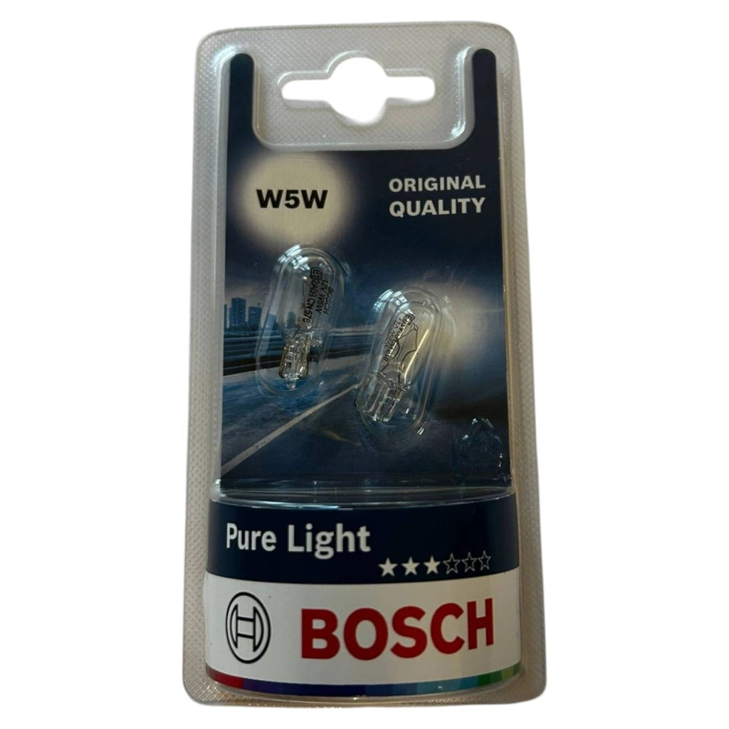 LAMPADINA PER AUTO E MOTO W5W PURE LIGHT