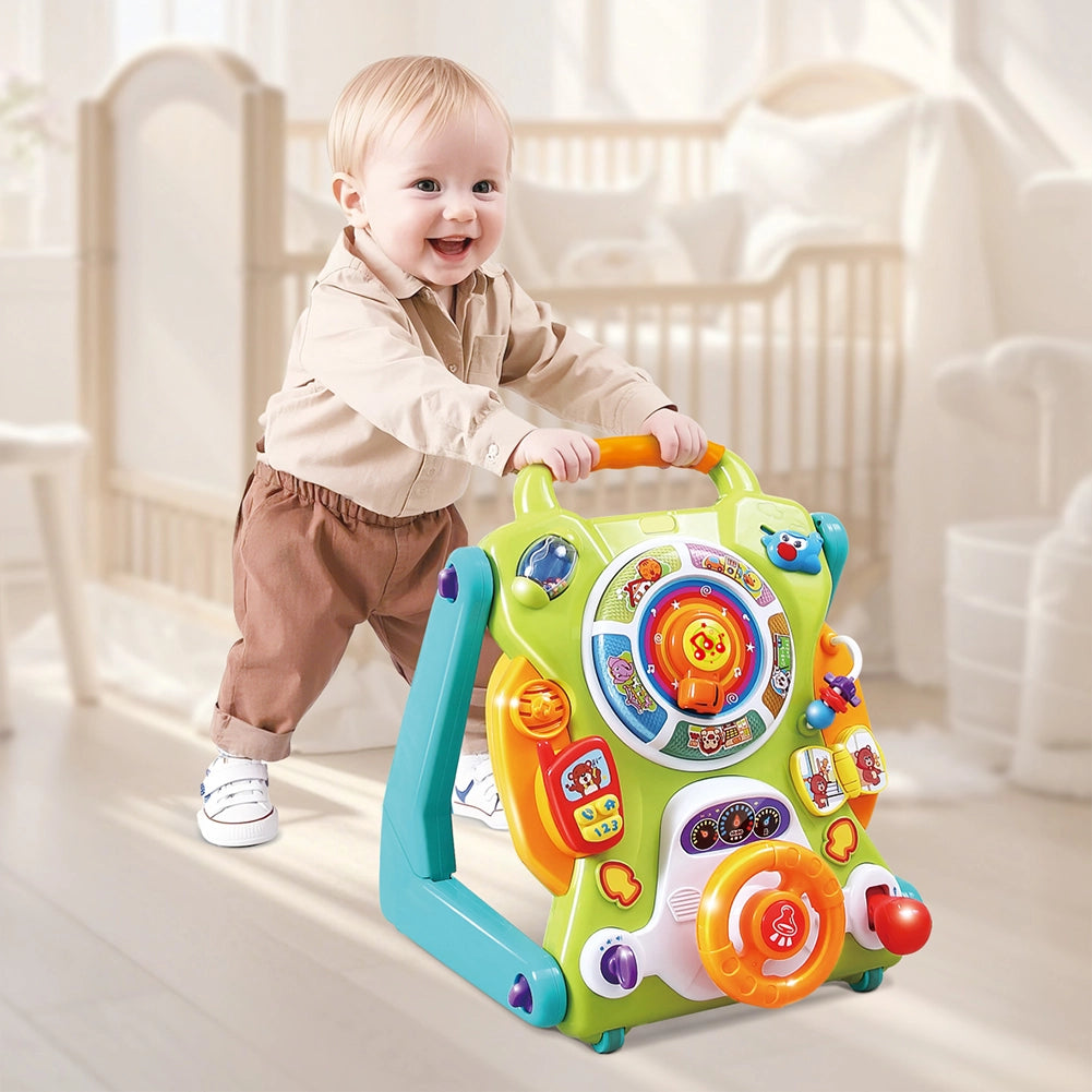 Primi Passi 3in1 Tavolo Attività e Lavagna Magnetica con Luci e Suoni Bambini
