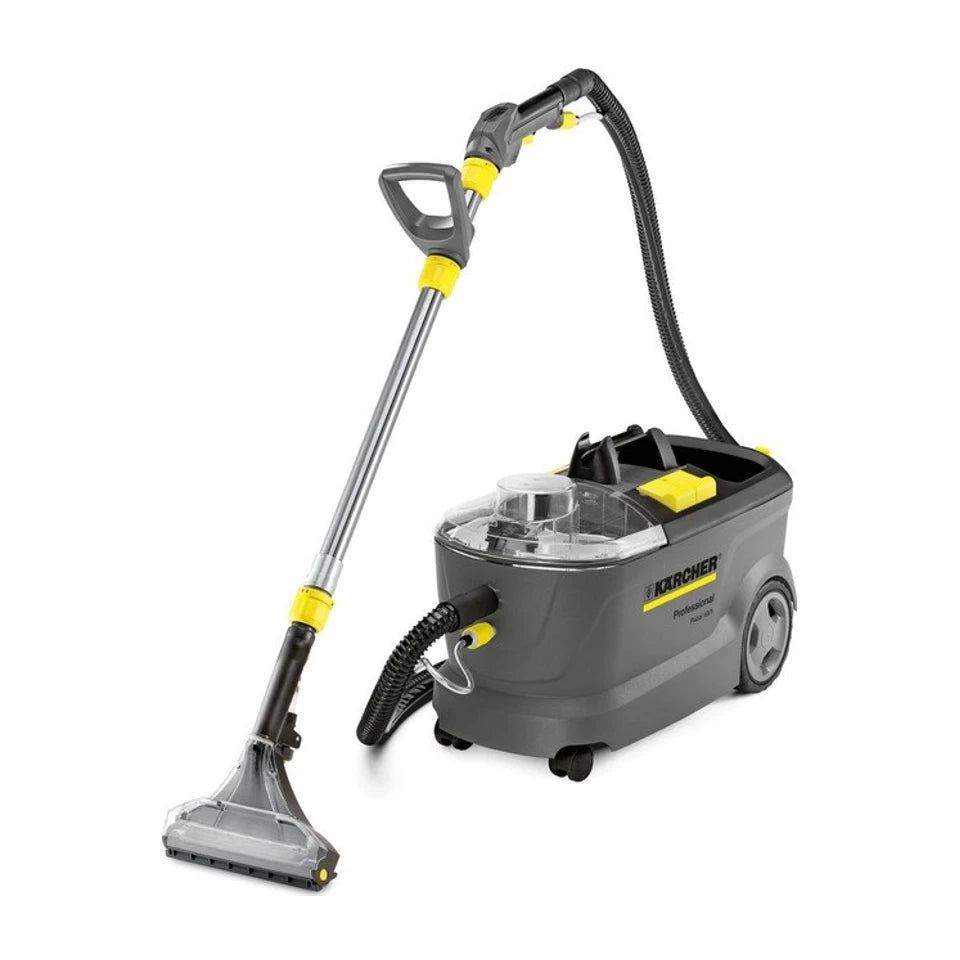 Kärcher Puzzi 10/1 1.100-130.0 1250W Macchina per la pulizia dei tappeti a traino umido nera e gialla