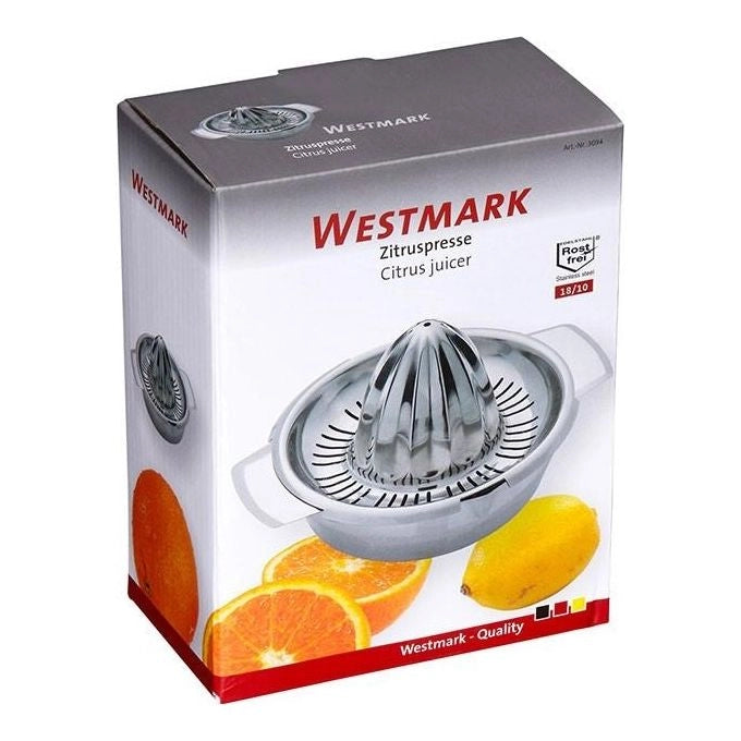 Westmark 30942260 Spremiagrumi con Vaschetta Acciaio Inox 350 ml colore Argento