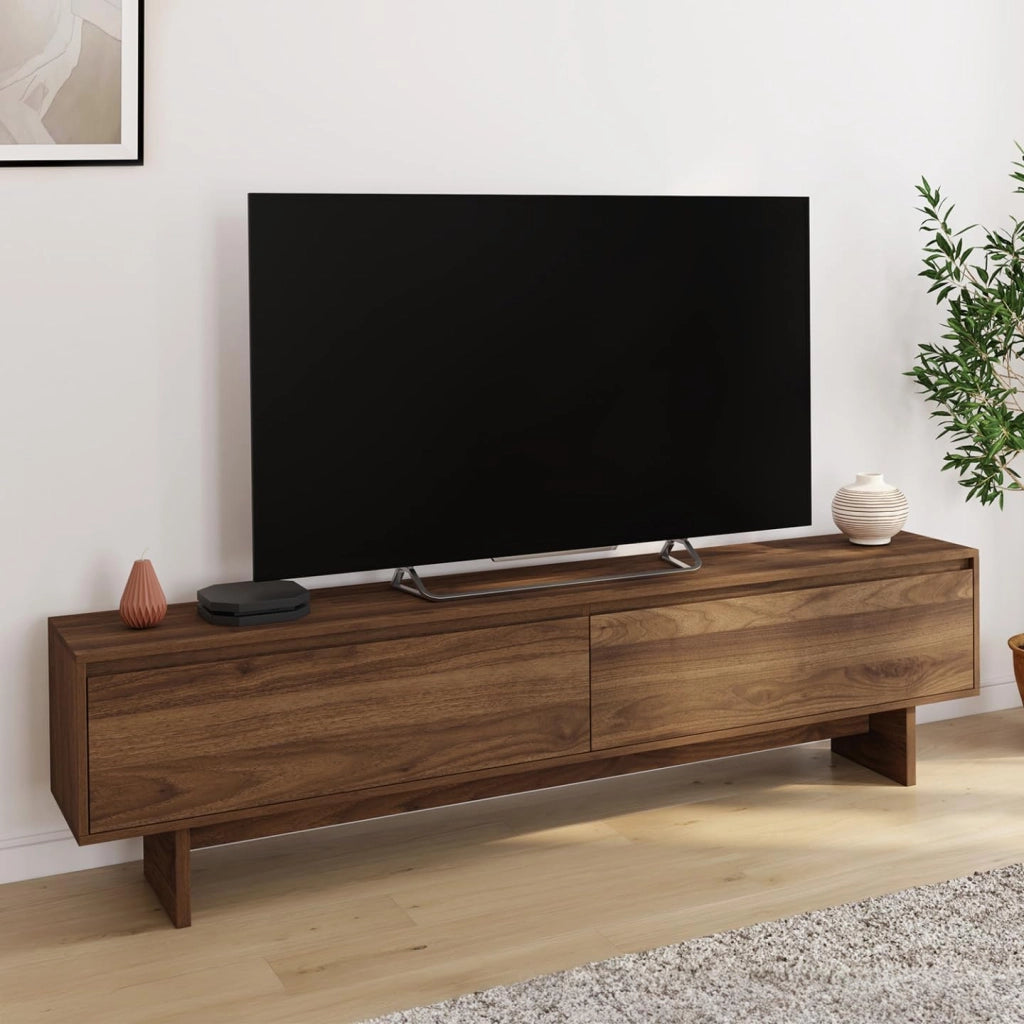 180 cm YURI Porta TV a 2 ante effetto noce