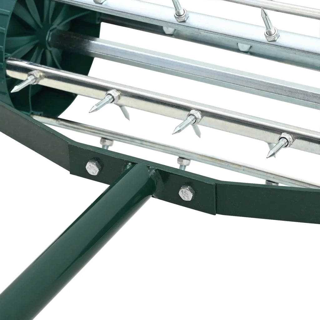 Rullo per Prato da Tirare con Pinze Aeratore Verde Acciaio CFW9323398