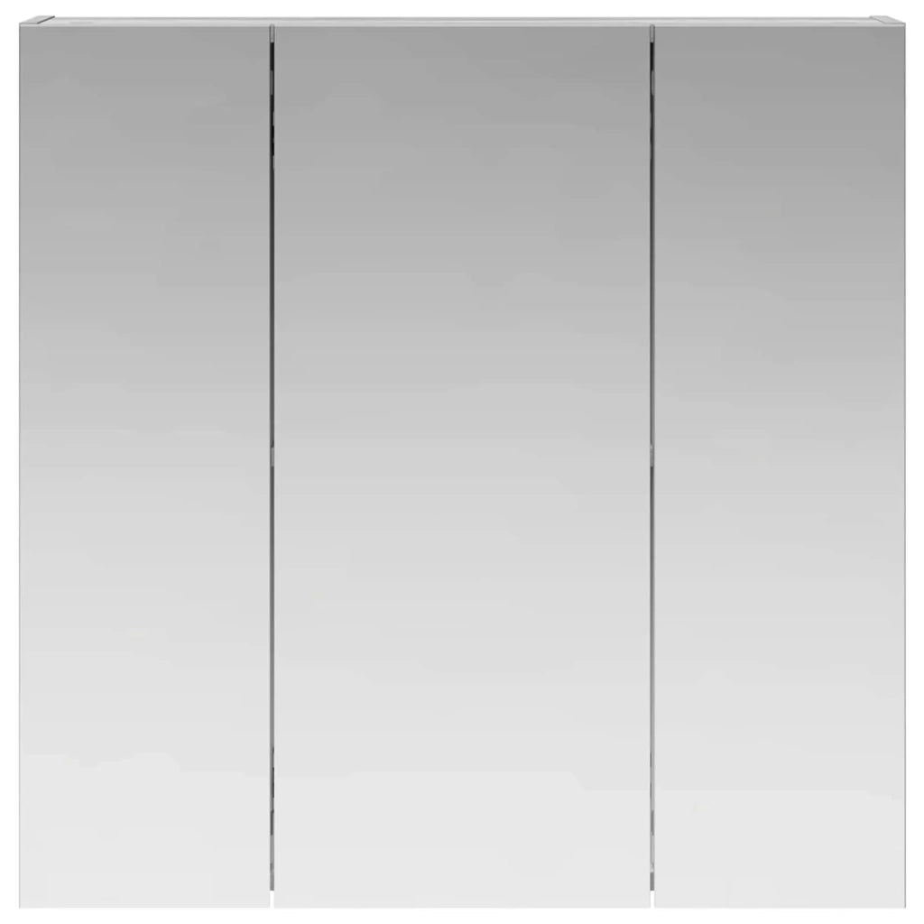 Mobiletto per specchio da bagno Grigio Sonoma 70 x 14,5 x 70 cm