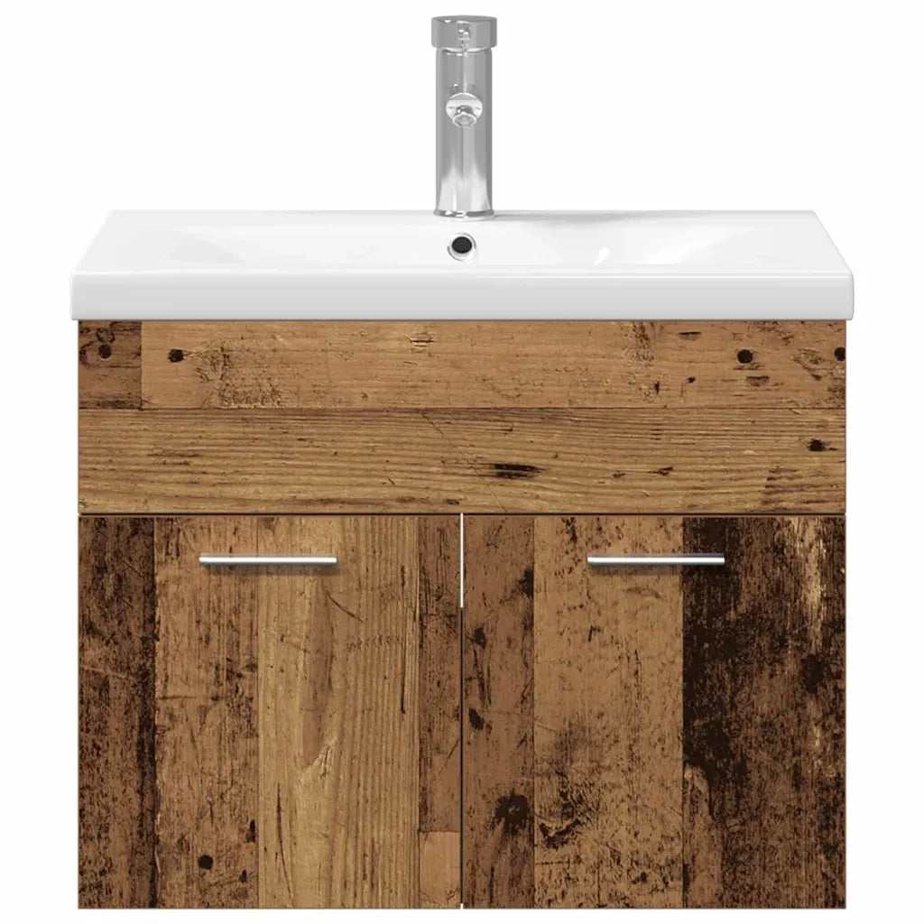 vidaXL Set Altro 2 pcs Legno vecchio 61 x 39 x 18 cm Legno multistrato
