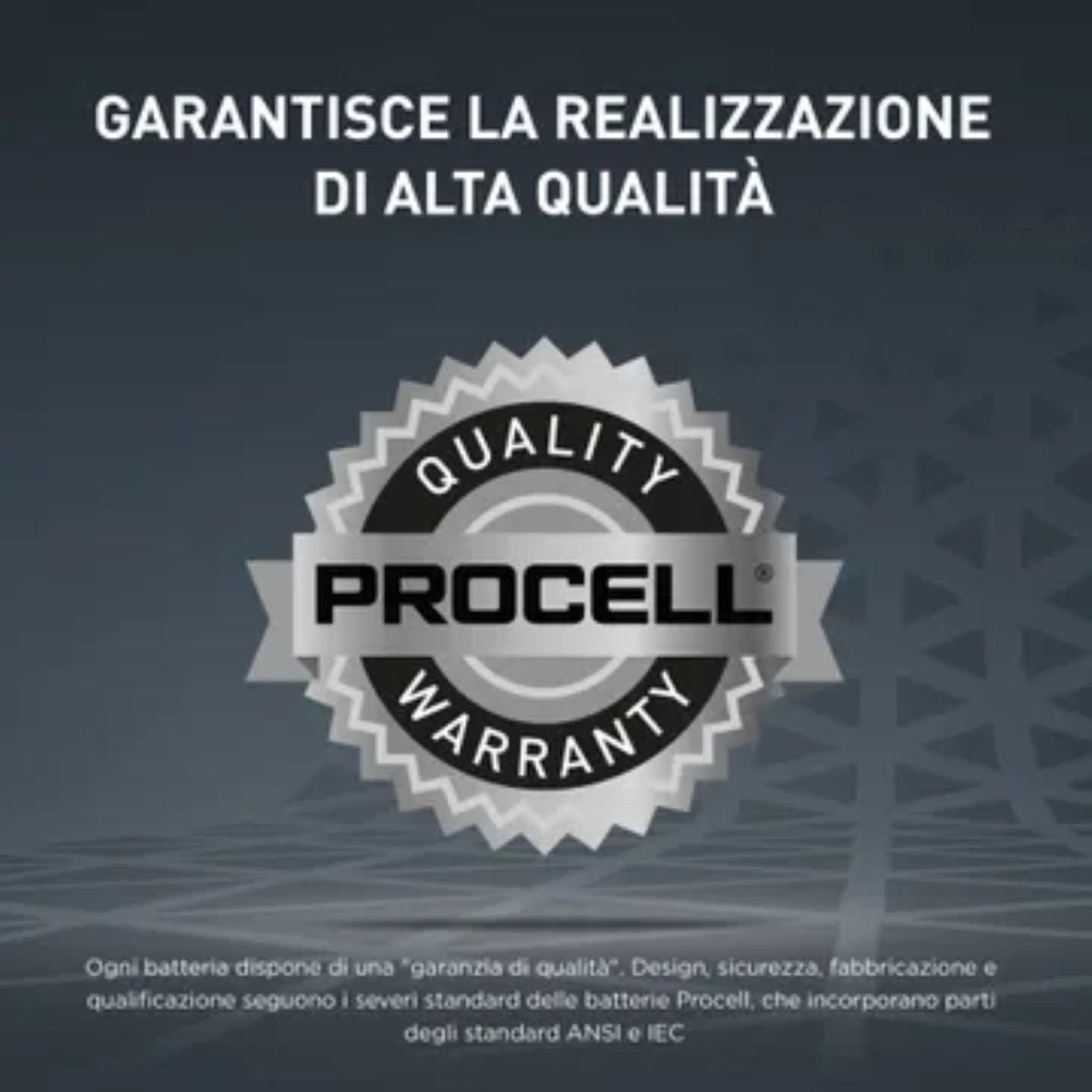 Batterie Alcaline Procell Intense D LR20 Professionali Confezione da 10 Pz Alta Durata