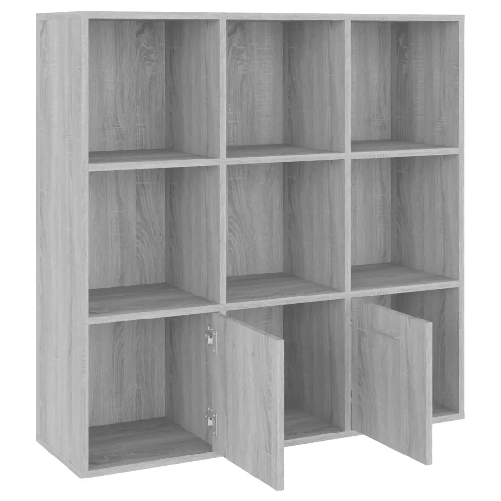 Libreria Grigio Sonoma 98x30x98 cm 815448