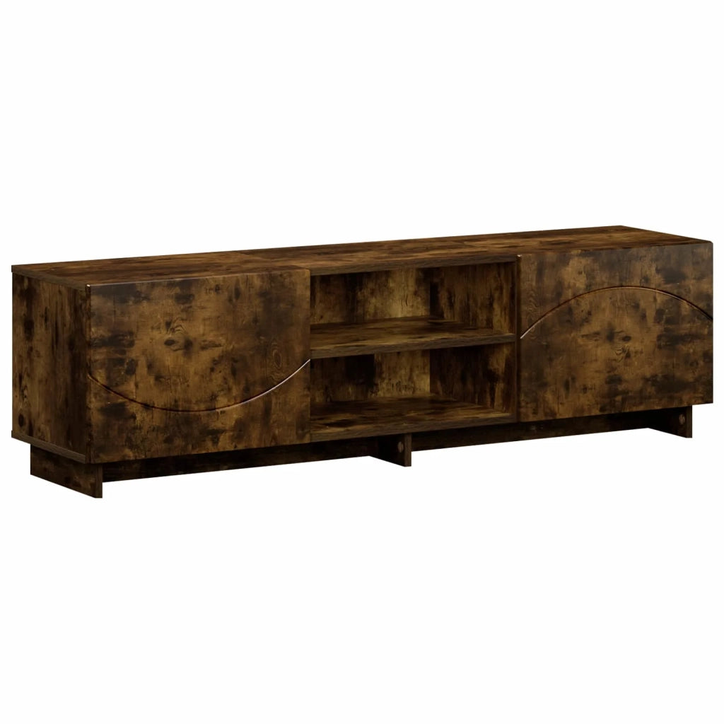 Supporto TV 140 x 34.5 x 40 cm Rovere Fumo Legno ingegnerizzato 8011491