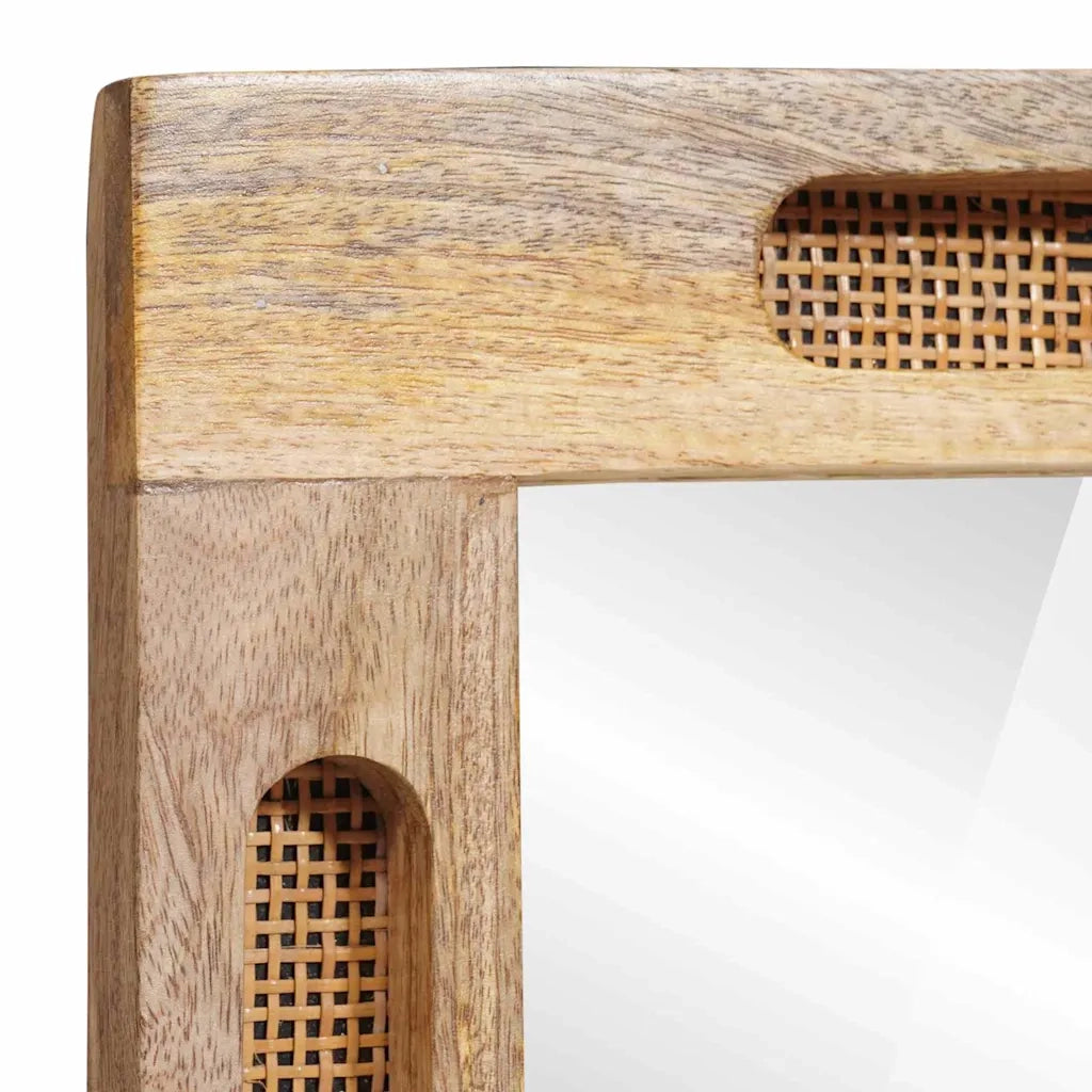 Specchio da bagno con specchio Marrone 50 x 2,5 x 70 cm