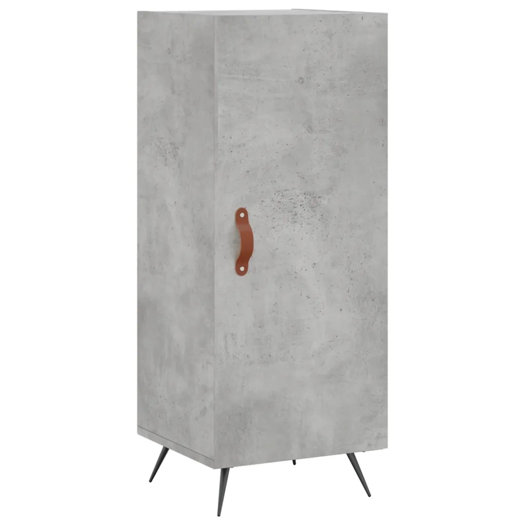 Credenza Grigio Cemento 34,5x34x180 cm in Legno Multistrato 3200109