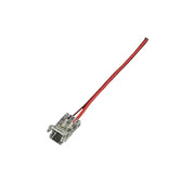 10 Pezzi Connettore Trasparente Invisibile 8mm 2 PIN per Chiudere 2 Strisce LED COB