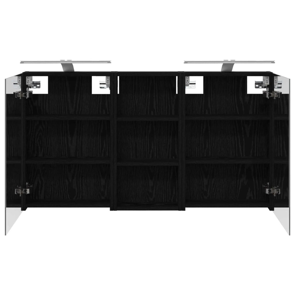 Set di Armadi da Bagno | Armadio da bagno con porta 3 pz 110 x 10,5 x 60,5 cm