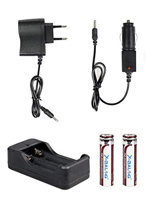 TORCIA 100000 LUMEN TATTICA/MILITARE LED T6 RICARICABILE ZOOM 8668-T6