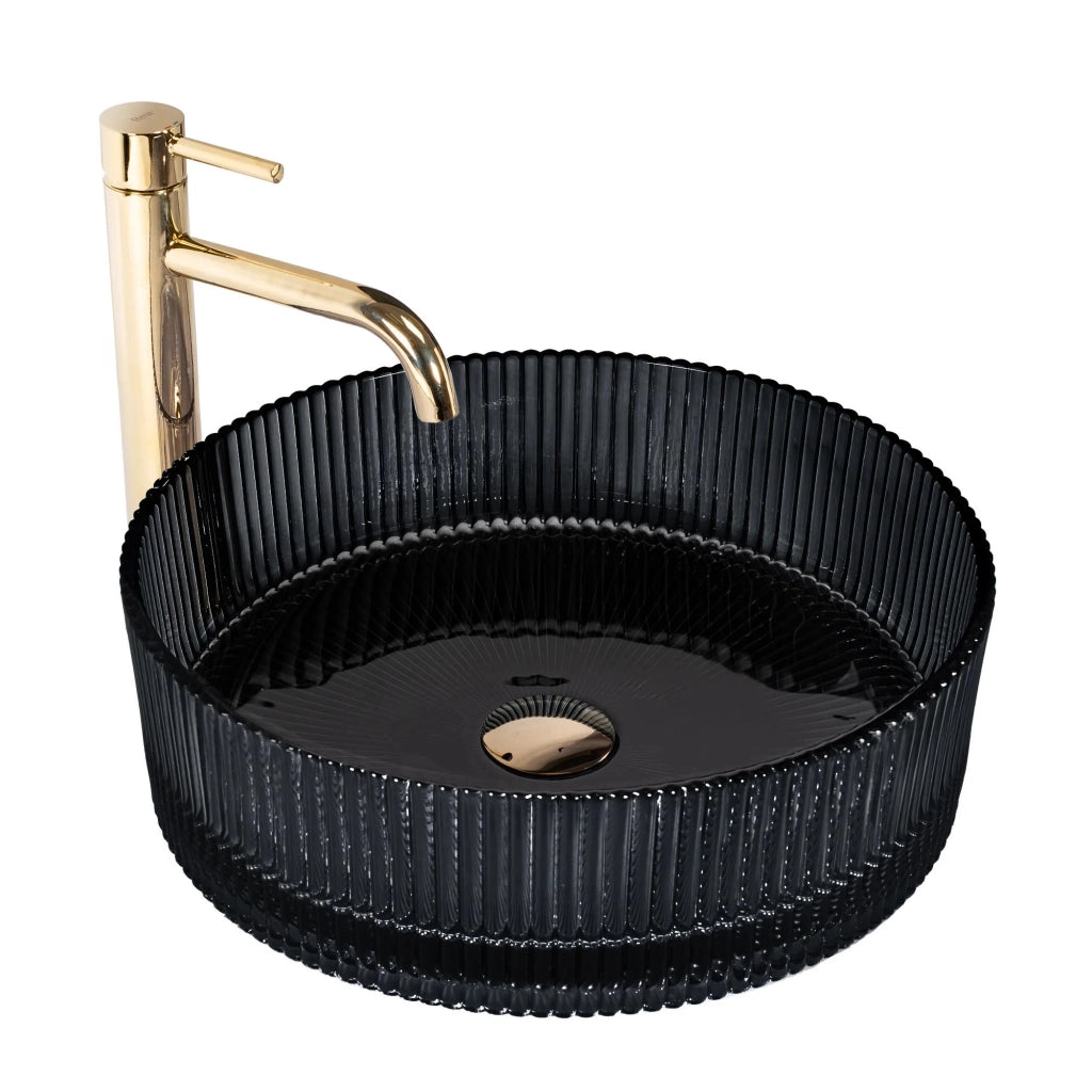 Lavabo Da Appoggio Rea Ingrid Black